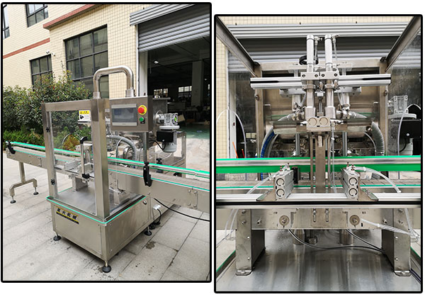鄭州濃醬加汁灌裝機械細節圖